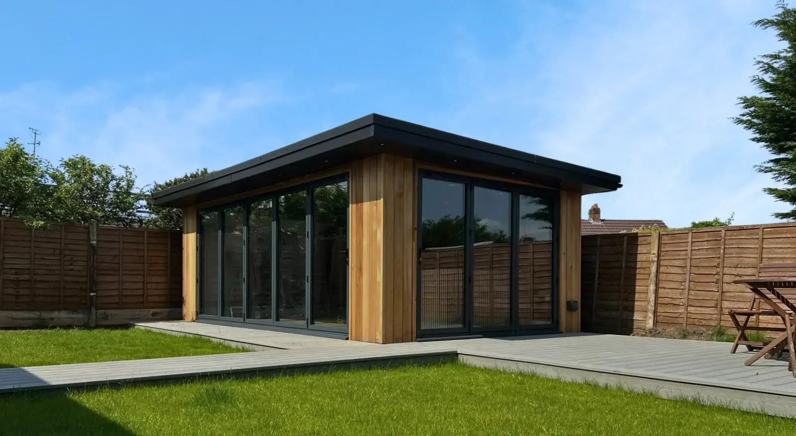 smartspaces garden gym and seating area