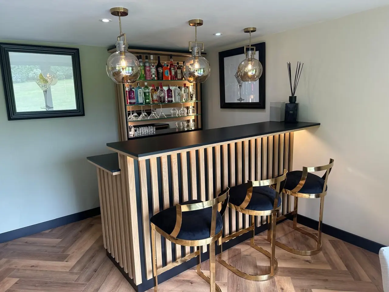 Home Garden Bar Installation Yorkshire