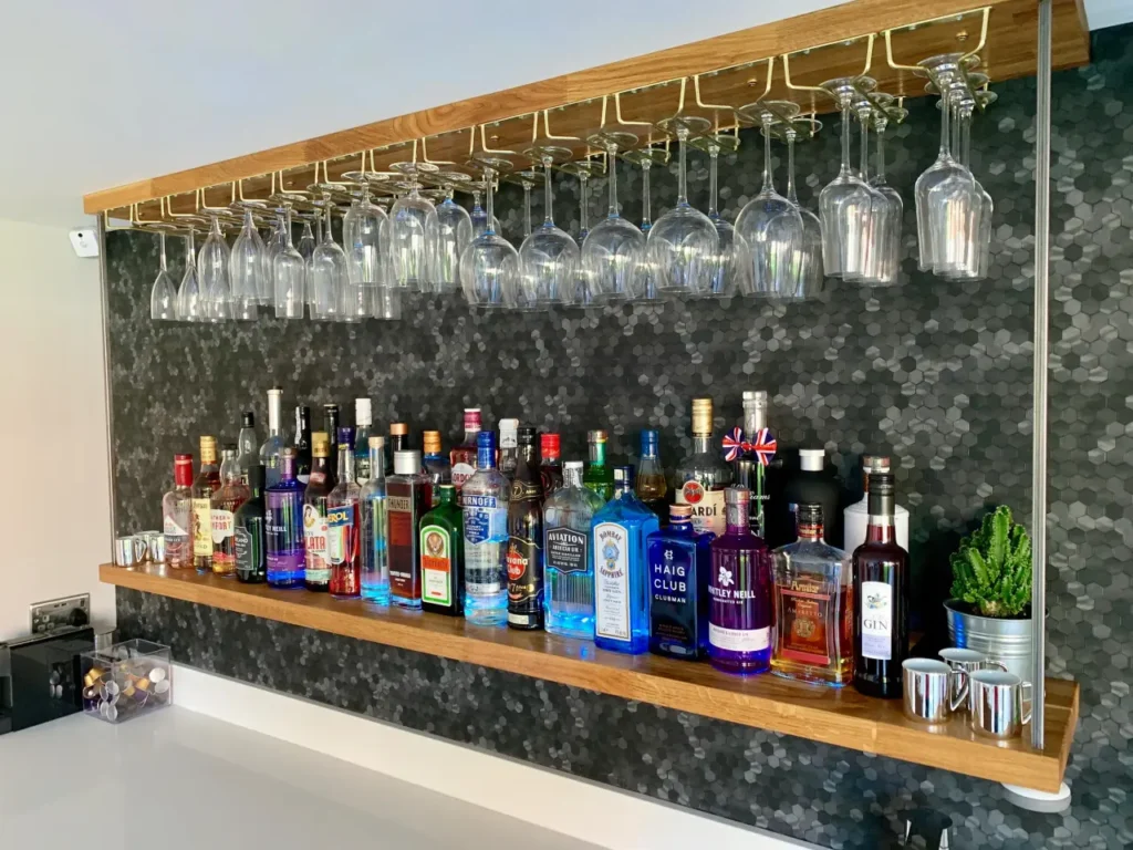 stylish home bar in cheshire 15